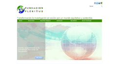 Desktop Screenshot of fundacionplenitud.org